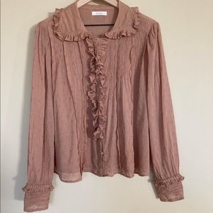 Doen Dilly top in Toffee Medium